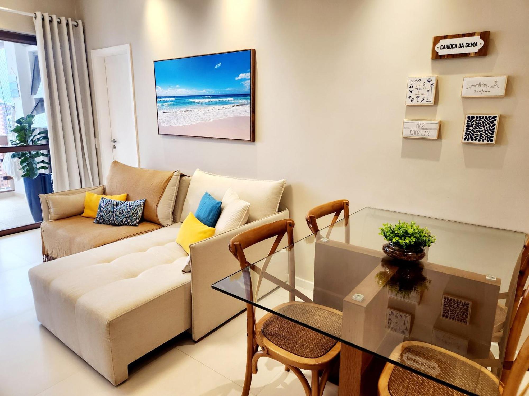 Apartamento Barramares Flat - Condominio Em Frente A Praia Da Barra Da Tijuca ريو دي جانيرو المظهر الخارجي الصورة